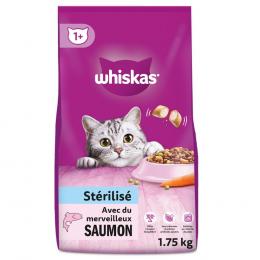 Whiskas Trockenfutter für Katzen zum Sonderpreis! - Sterile Lachs 1,75 kg