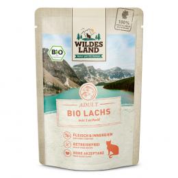 Wildes Land Bio 12 x 85 g - Bio-Lachs PUR & Lachsöl