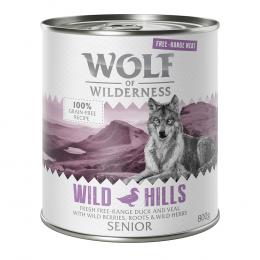 Angebot für Wolf of Wilderness Senior - Freilandfleisch/-innereien 6 / 12 x 800 g  - 12 x 800 g: Senior Wild Hills - Freiland-Ente & Freiland-Kalb - Kategorie Hund / Hundefutter nass / Wolf of Wilderness / Wolf of Wilderness Senior.  Lieferzeit: 1-2 Tage -  jetzt kaufen.