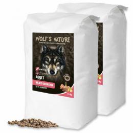 Wolf's Nature Wildes Kaninchen Sparpaket 2 x 15 kg (5,20 € pro 1 kg)