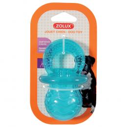 Zolux Hundespielzeug Schnuller Pop, blau - L 6 x B 6 x H 10 cm