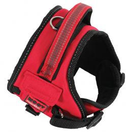 Zolux Moov Comfort Verstellbares Hundegeschirr, rot - Größe M: 59 - 75 cm Brustumfang