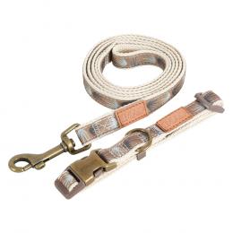 Zolux Taiga Halsband, braun - Größe S: 25 - 40 cm Halsumfang, B 15 mm